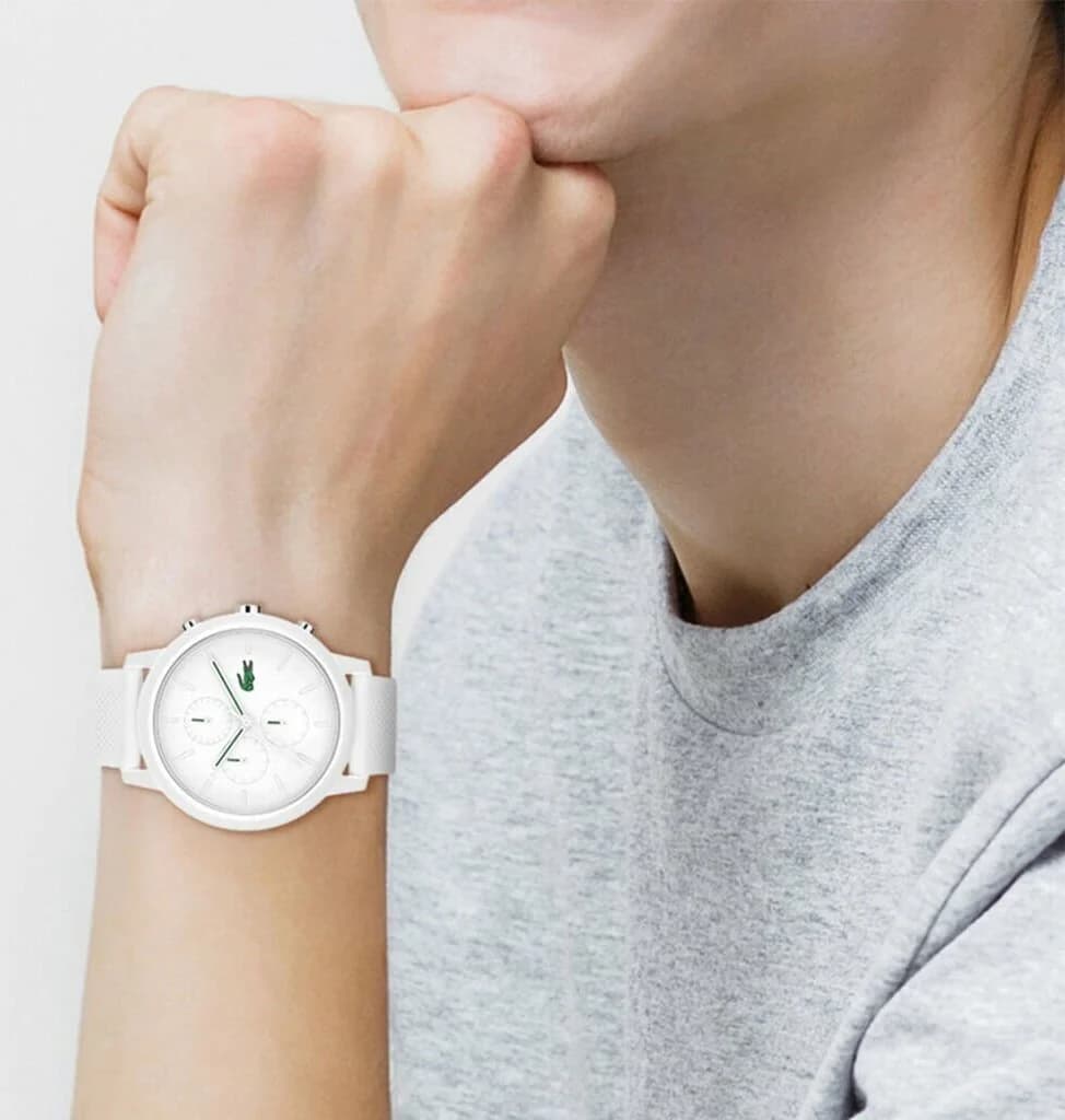 Montre Lacoste 2011246 homme verso boîtier blanc