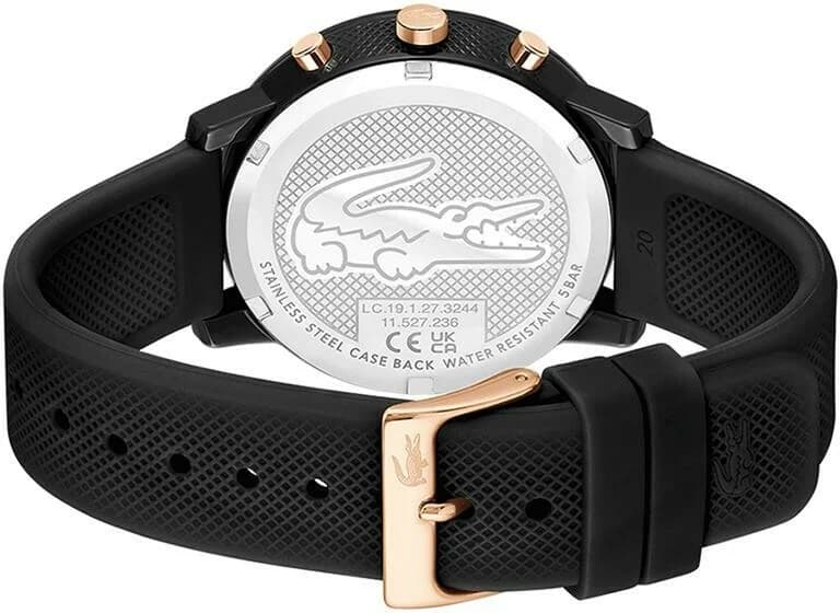 Montre Lacoste 2011247 homme détail cadran noir