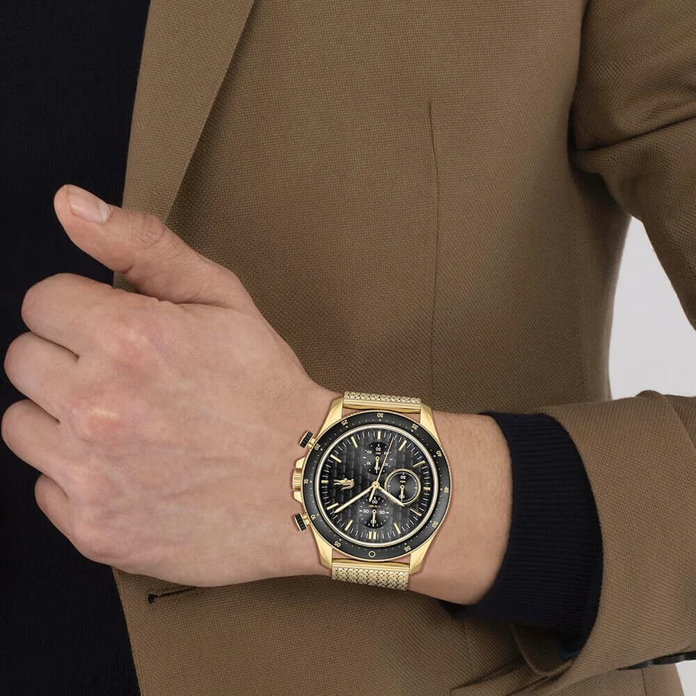 Montre Lacoste 2011254 homme verso boîtier bicolore