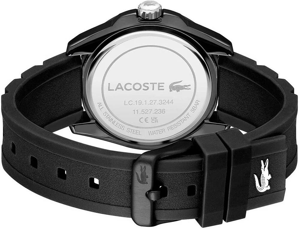 Montre Lacoste 2011284 homme détail cadran noir