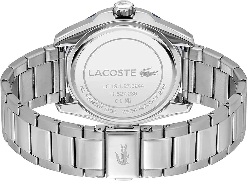 Montre Lacoste 2011286 homme détail cadran bleu