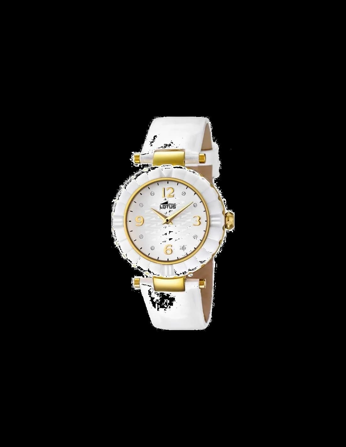 Montre Femme Lotus Trendy L15912/5 Bracelet blanc en cuir