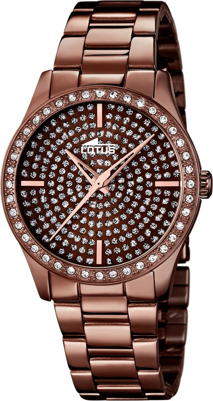 Montre Femme Lotus Trendy L18137/1 Couleur chocolat en acier inoxydable