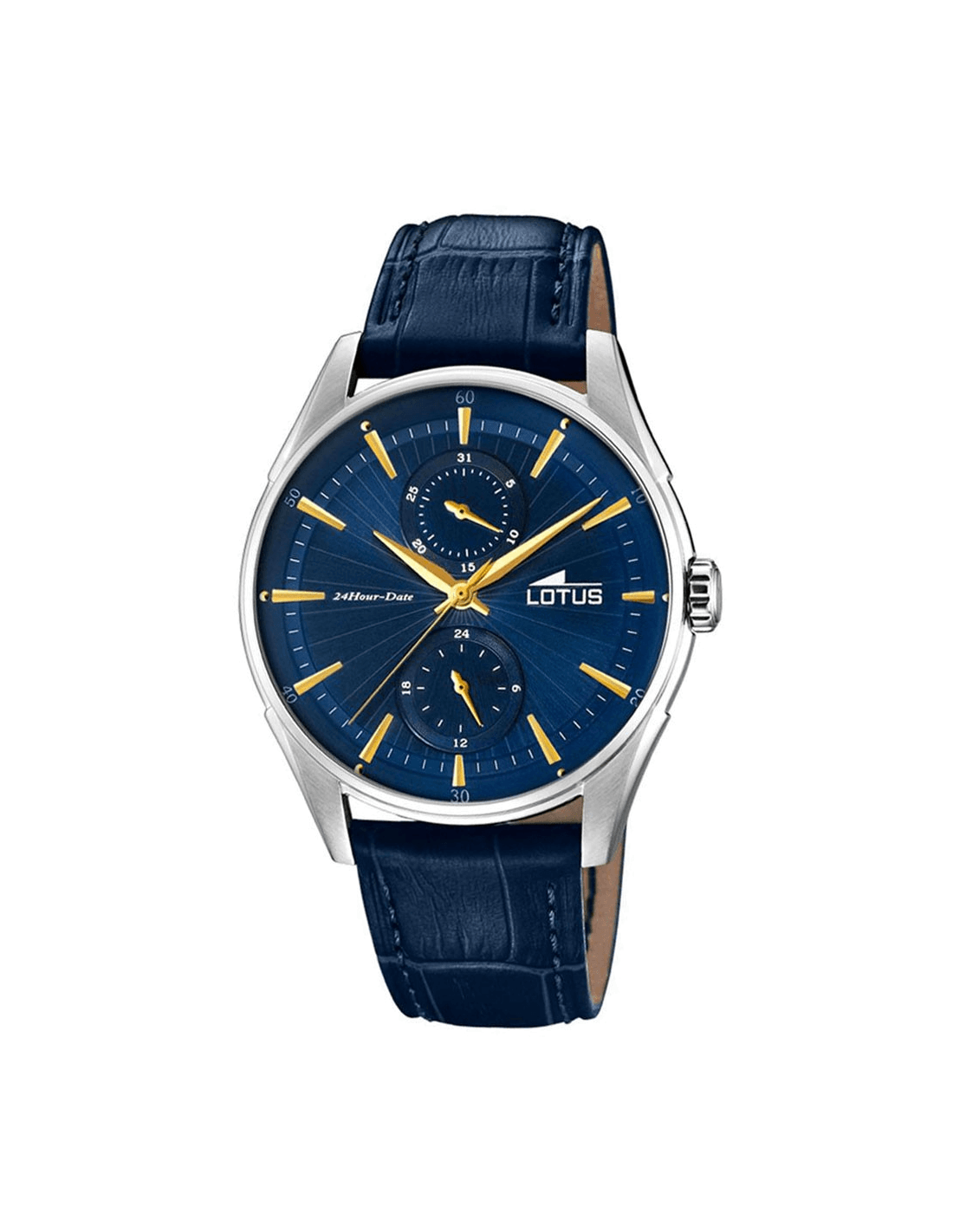 Montre Homme Lotus L18523/3 Chronographe en Acier avec Cadran Bleu