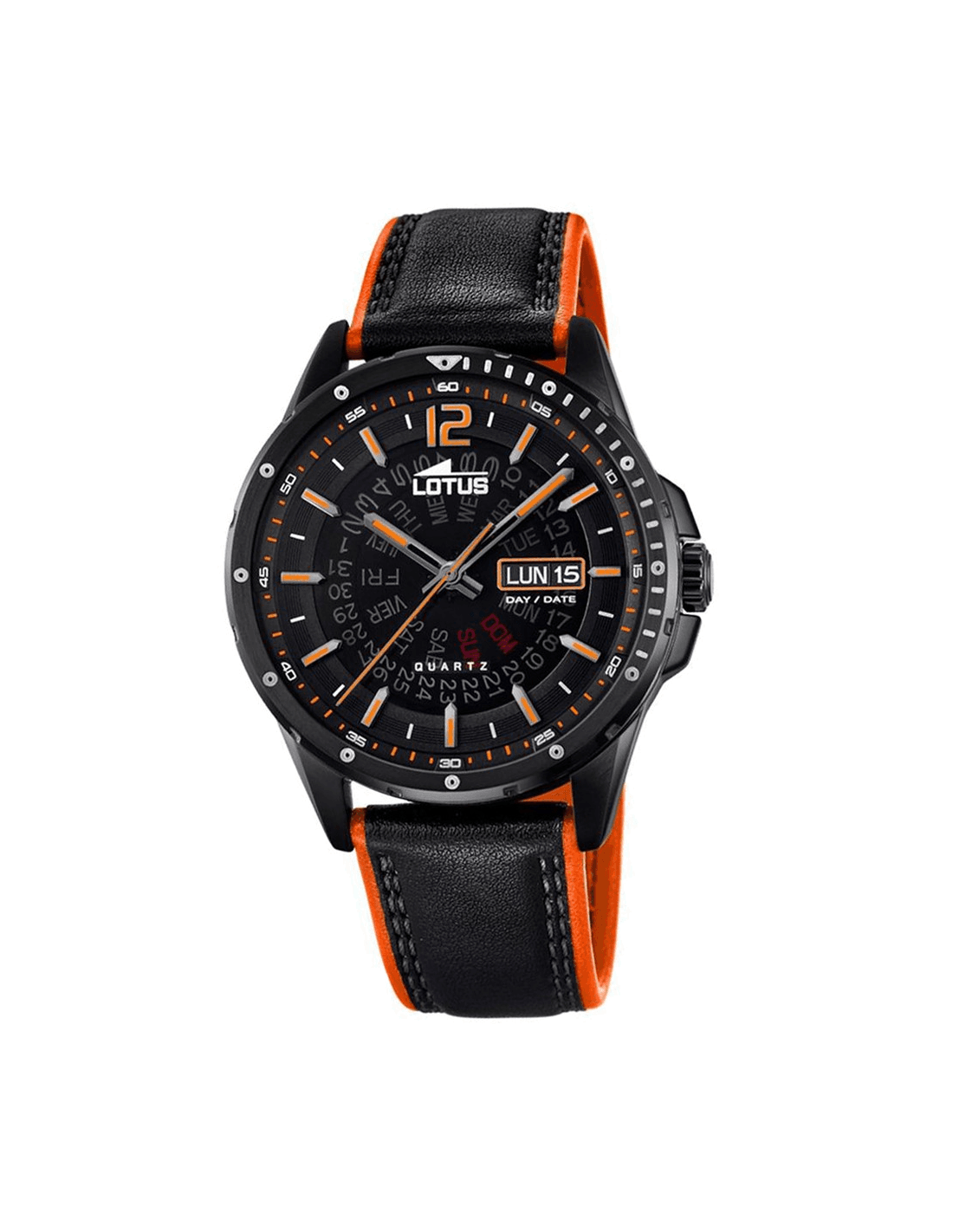 Montre Homme Lotus Smart Casual L18525/1 avec Bracelet en Cuir et Cadran Soleillé