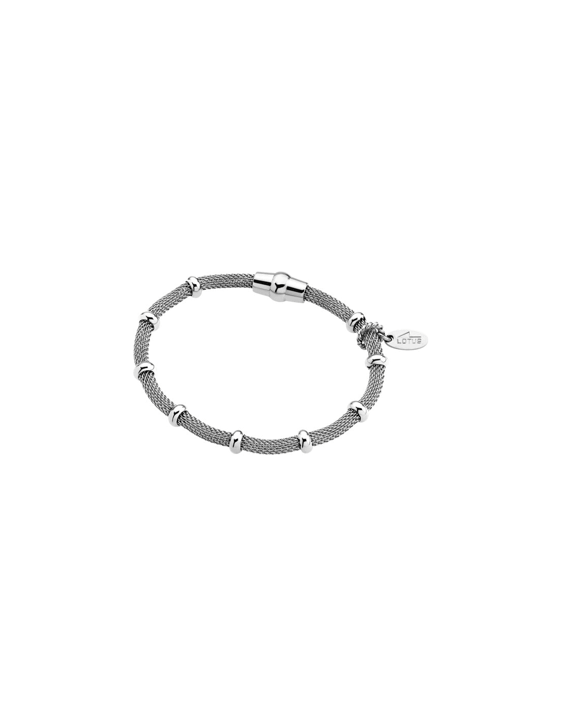 Bracelet Lotus Basic LS1680-2/1 maille milanaise argentée