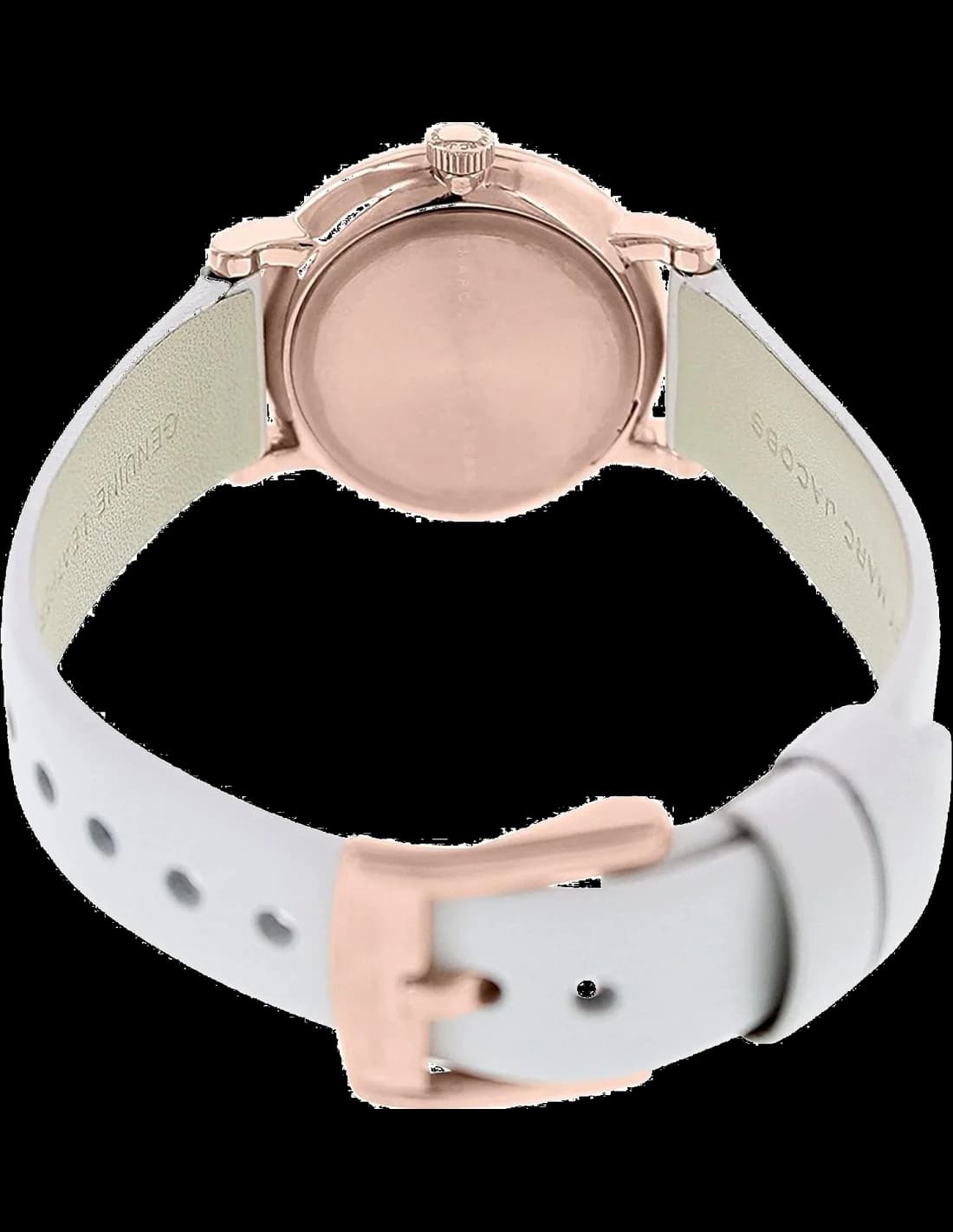 Montre Marc Jacobs MBM1284 femme détail cadran blanc