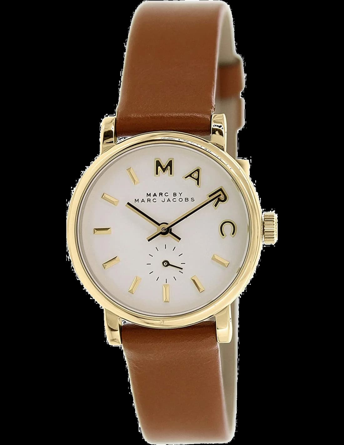 Montre Marc Jacobs MBM1317 femme cadran blanc bracelet cuir
