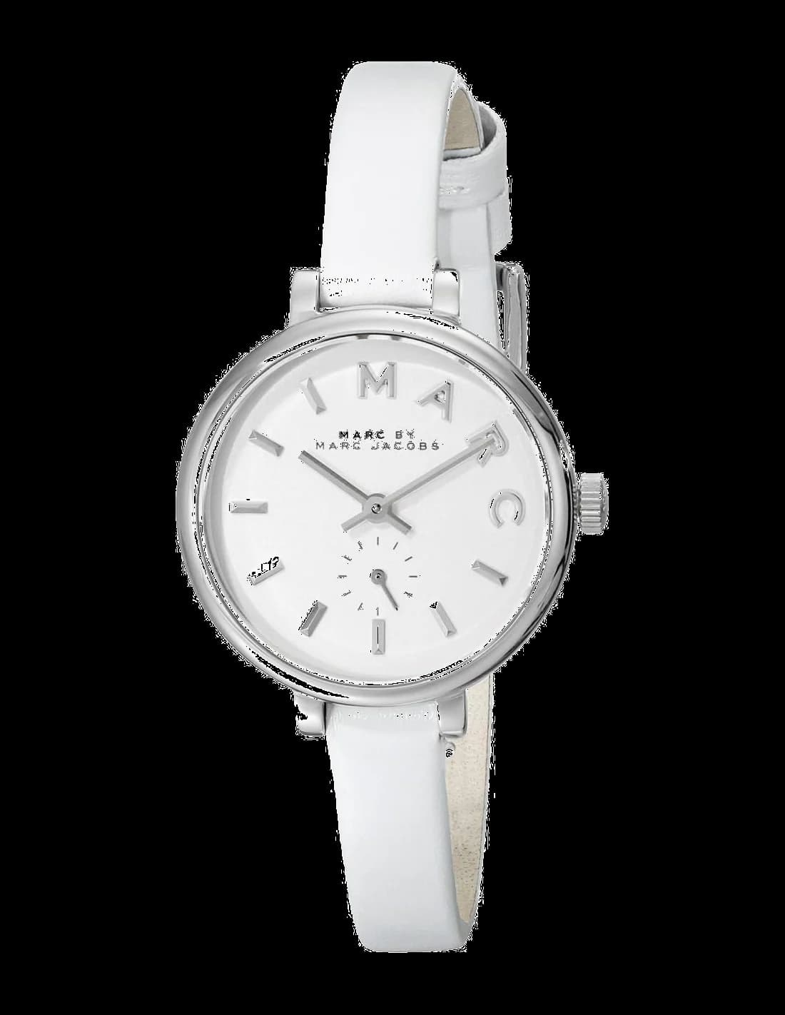 Montre Marc Jacobs MBM1350 femme cadran blanc bracelet cuir