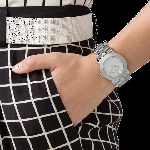 Montre Marc Jacobs MBM3054 femme détail cadran blanc