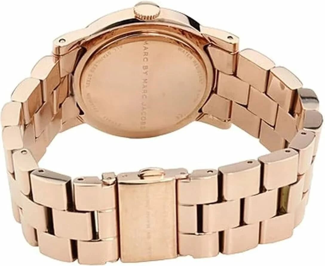 Montre Marc Jacobs MBM3142 femme détail cadran or rose