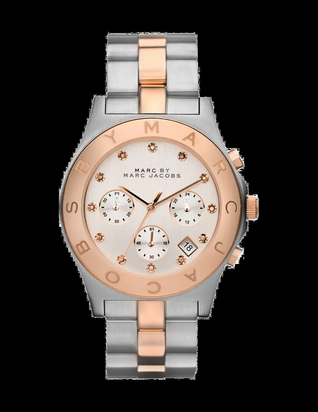 Montre Marc Jacobs MBM3178 femme cadran argent bracelet acier inoxydable