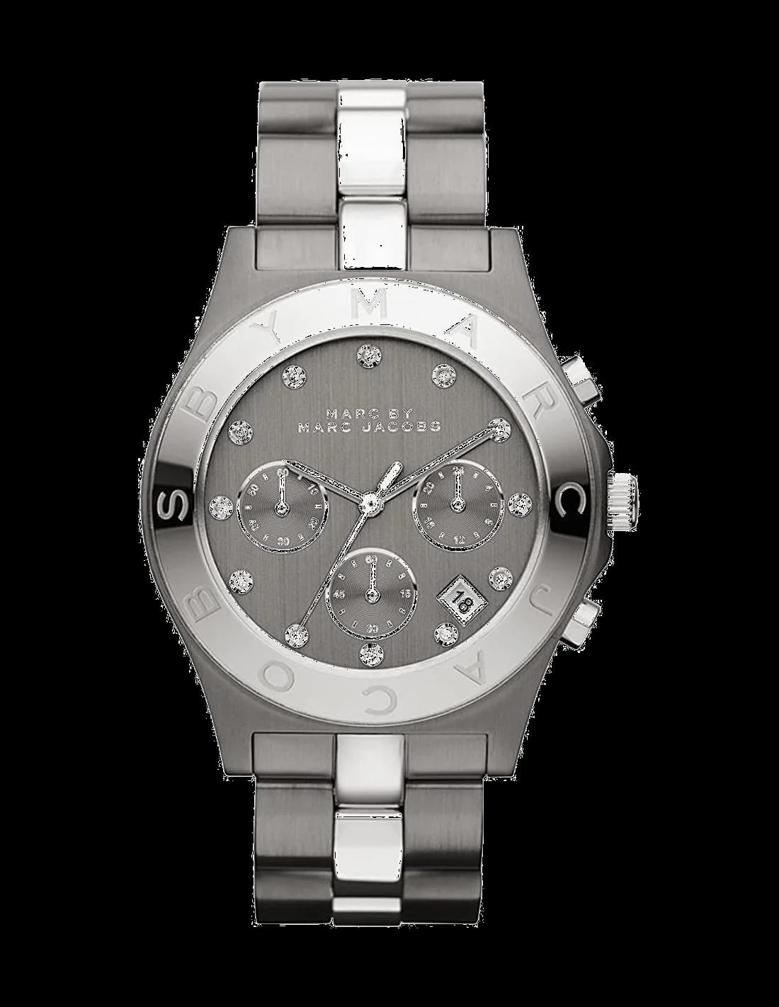 Montre Marc Jacobs MBM3179 femme cadran noir bracelet acier inoxydable