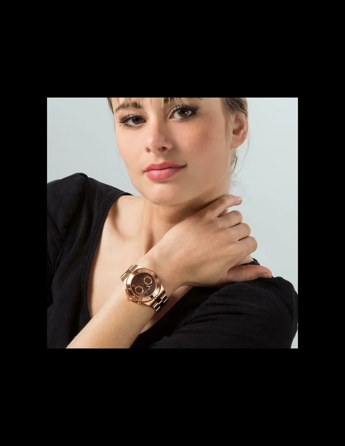 Montre Marc Jacobs MBM3308 femme verso boîtier or rose