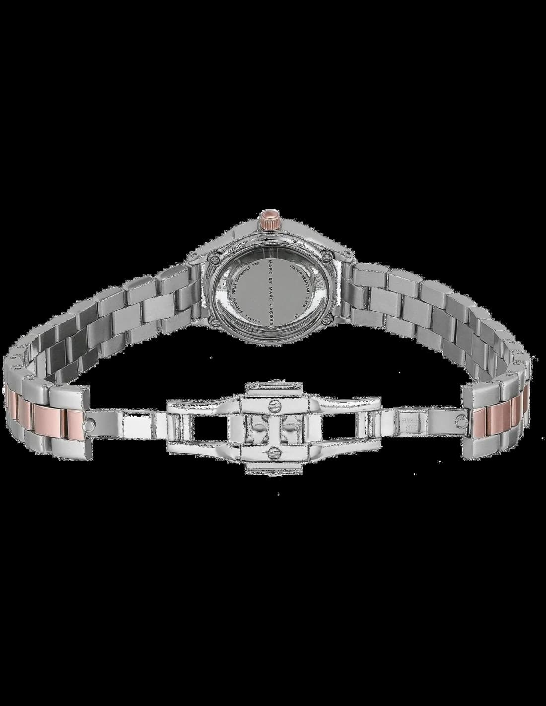 Montre Marc Jacobs MBM3418 femme détail cadran argent