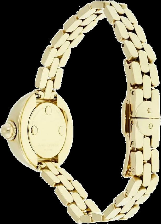 Montre Marc Jacobs MJ3459 femme détail cadran doré