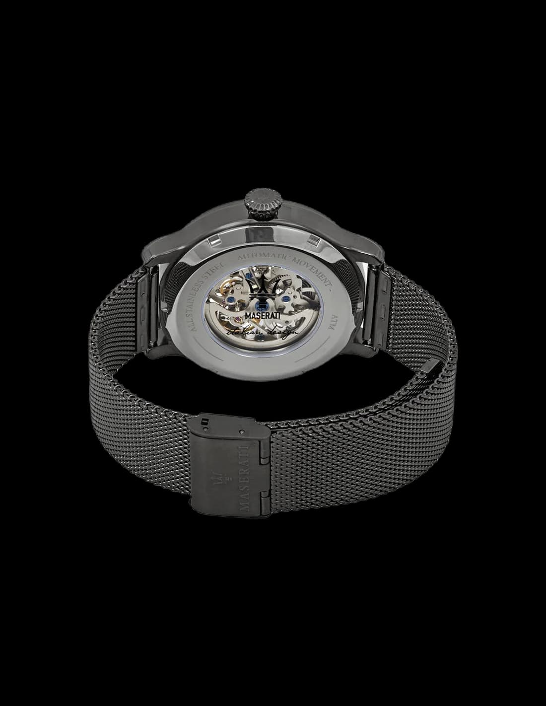 Montre Maserati R8823118002 homme verso boîtier noir