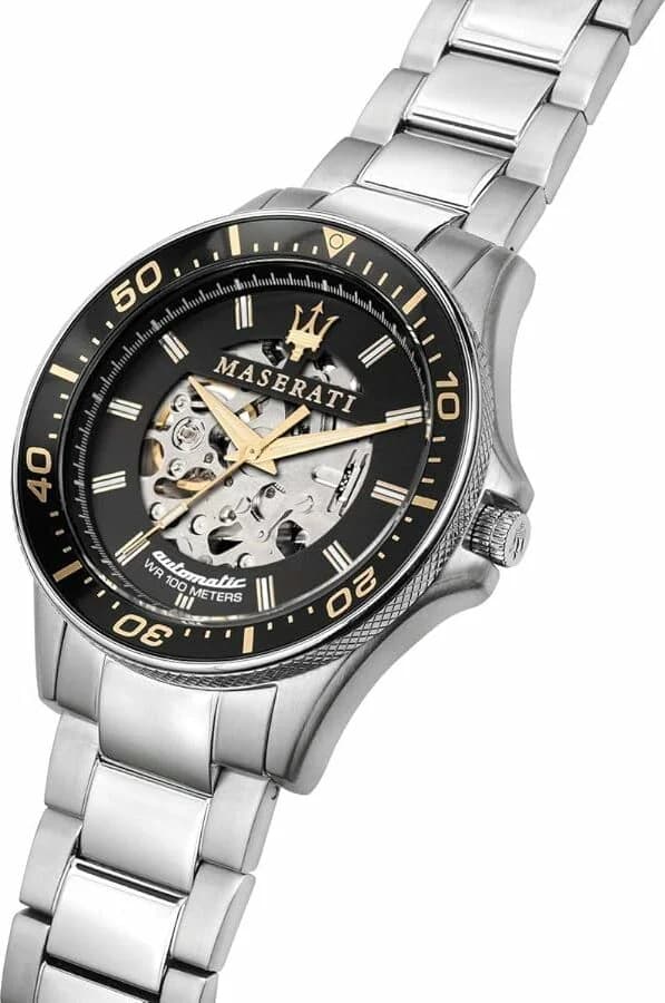 Montre Maserati R8823140002 Sfida profil acier inoxydable bracelet argent