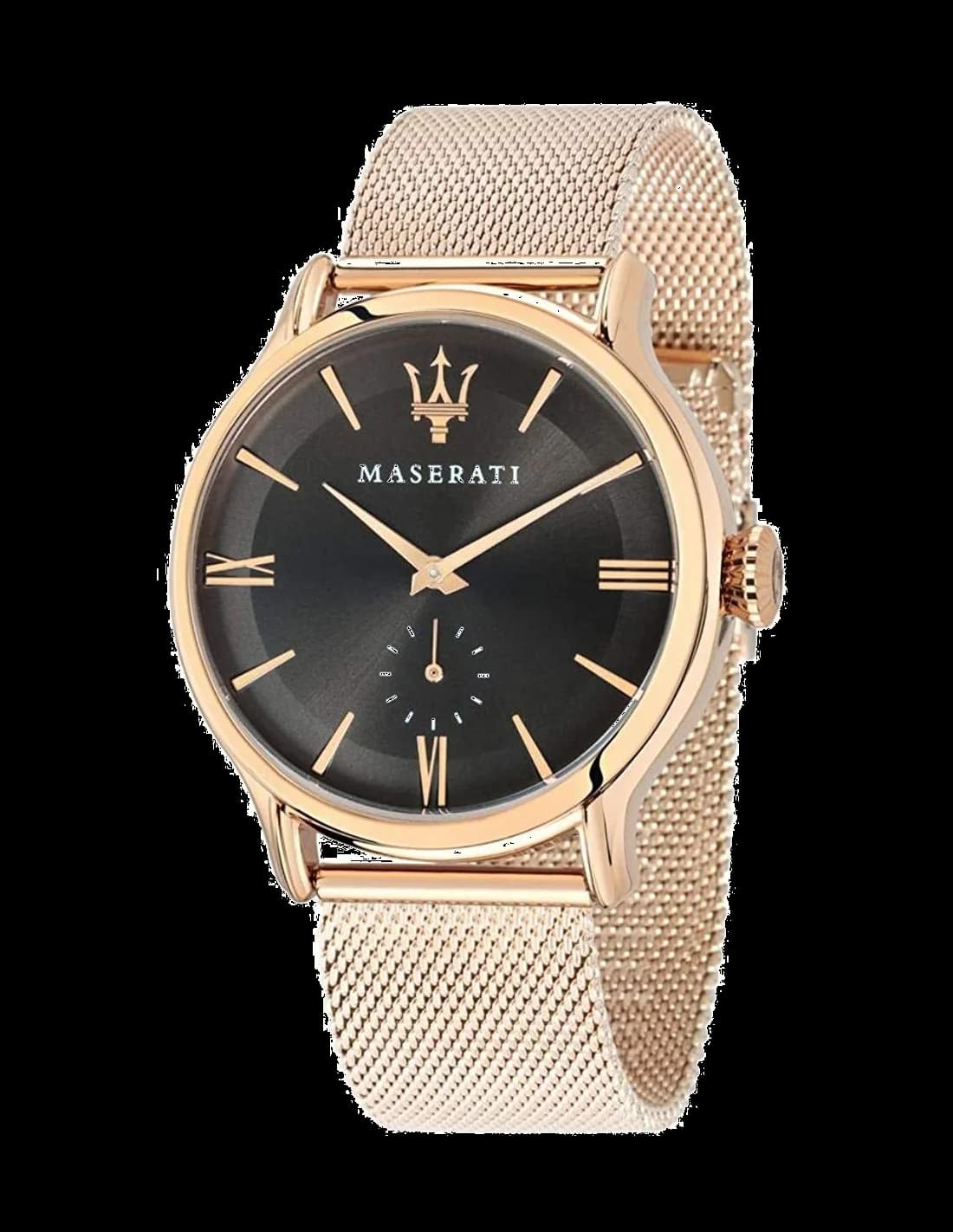Montre Homme Maserati Epoca R8853118004 en maille milanaise or rose