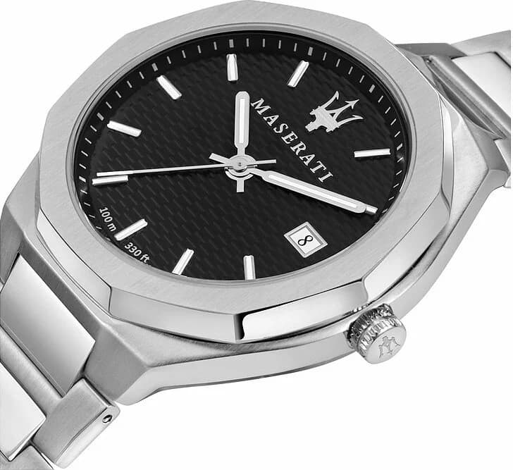 Montre Maserati R8853142003 verso boîtier acier inoxydable 11mm épaisseur