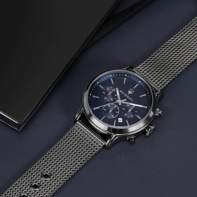 Montre Maserati R8873618008 homme verso boîtier noir