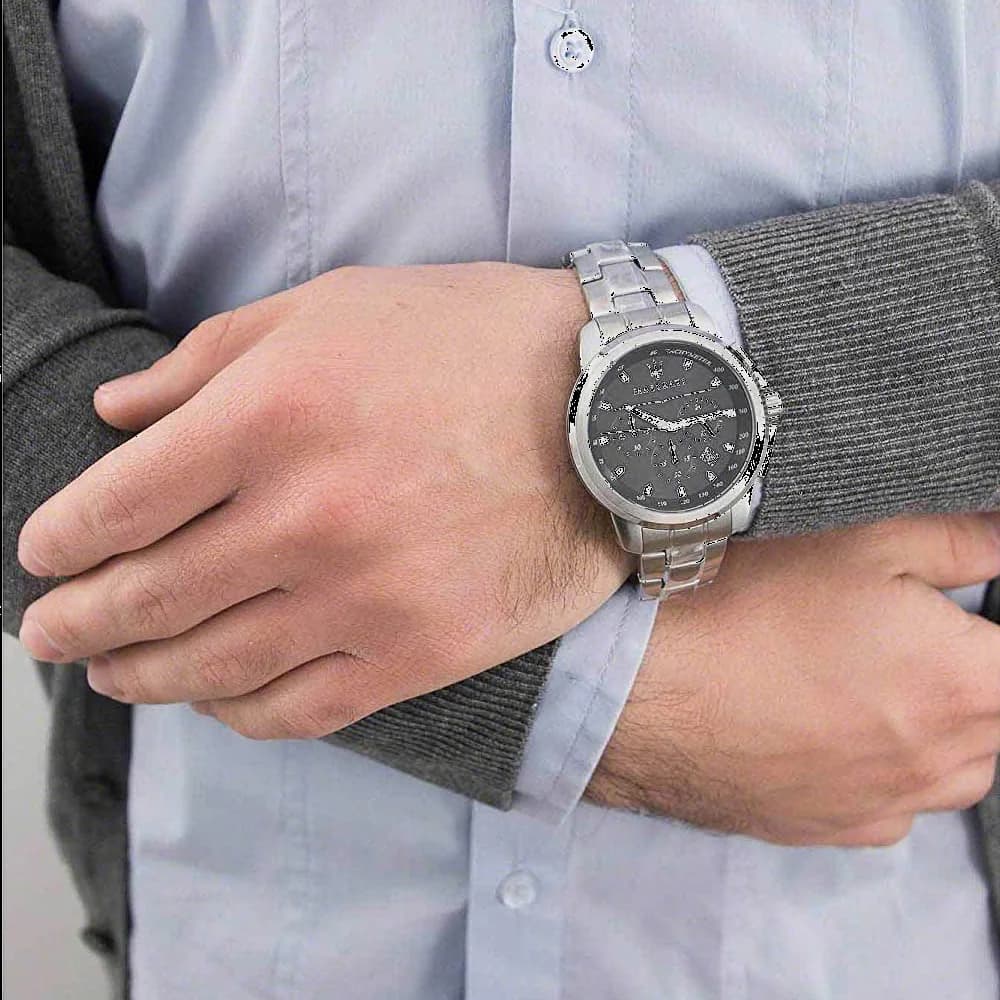 Montre Maserati R8873621001 homme verso boîtier argent