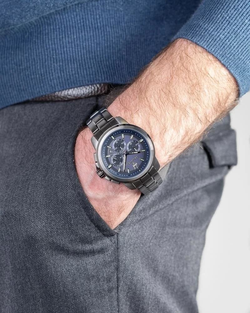 Montre Maserati R8873621005 boîtier acier noir verso boucle déployante 20mm