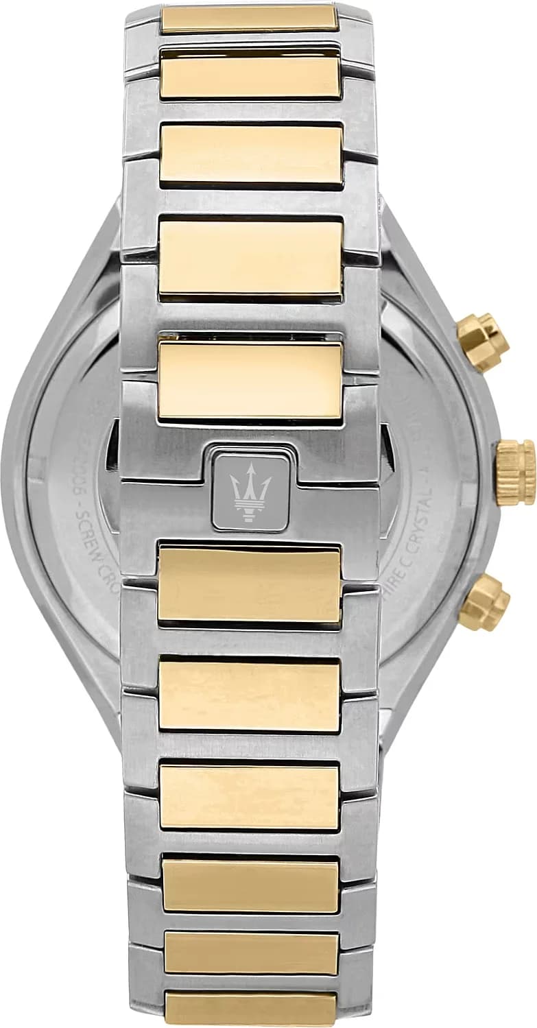 Montre Maserati R8873642009 homme verso boîtier bicolore