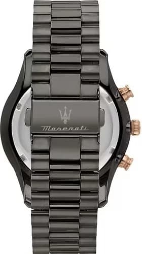 Montre Maserati R8873646001 homme détail cadran noir