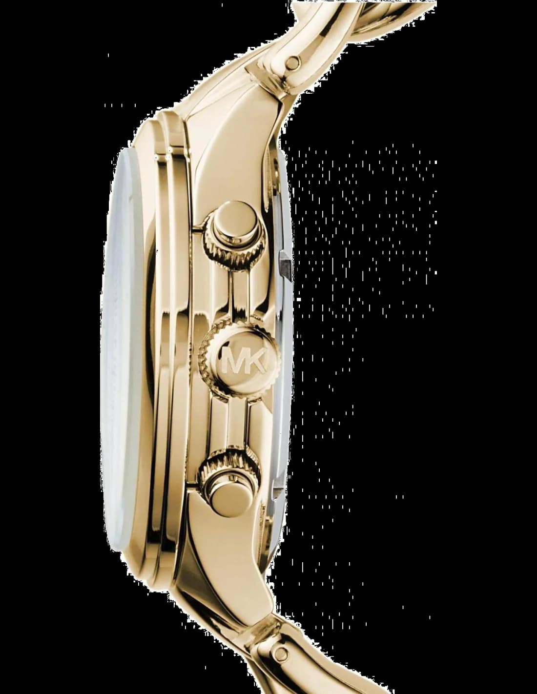 Michael Kors MK3131 profil bracelet acier inoxydable fermoir bijou doré