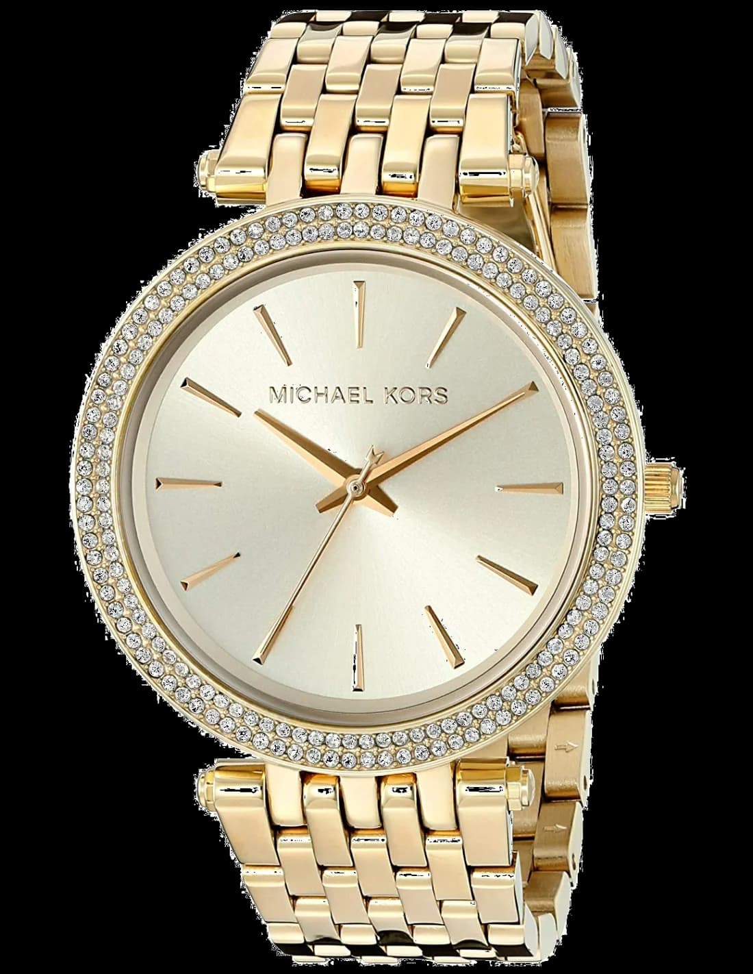 Montre Michael Kors Darci MK3191 ronde analogique bracelet acier doré jaune