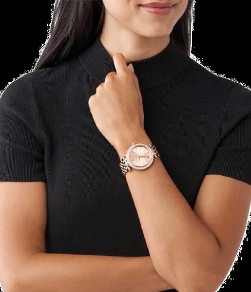 Montre Michael Kors MK3192 femme verso boîtier or rose