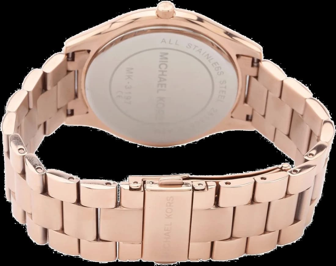 Montre Michael Kors MK3197 femme détail cadran or rose
