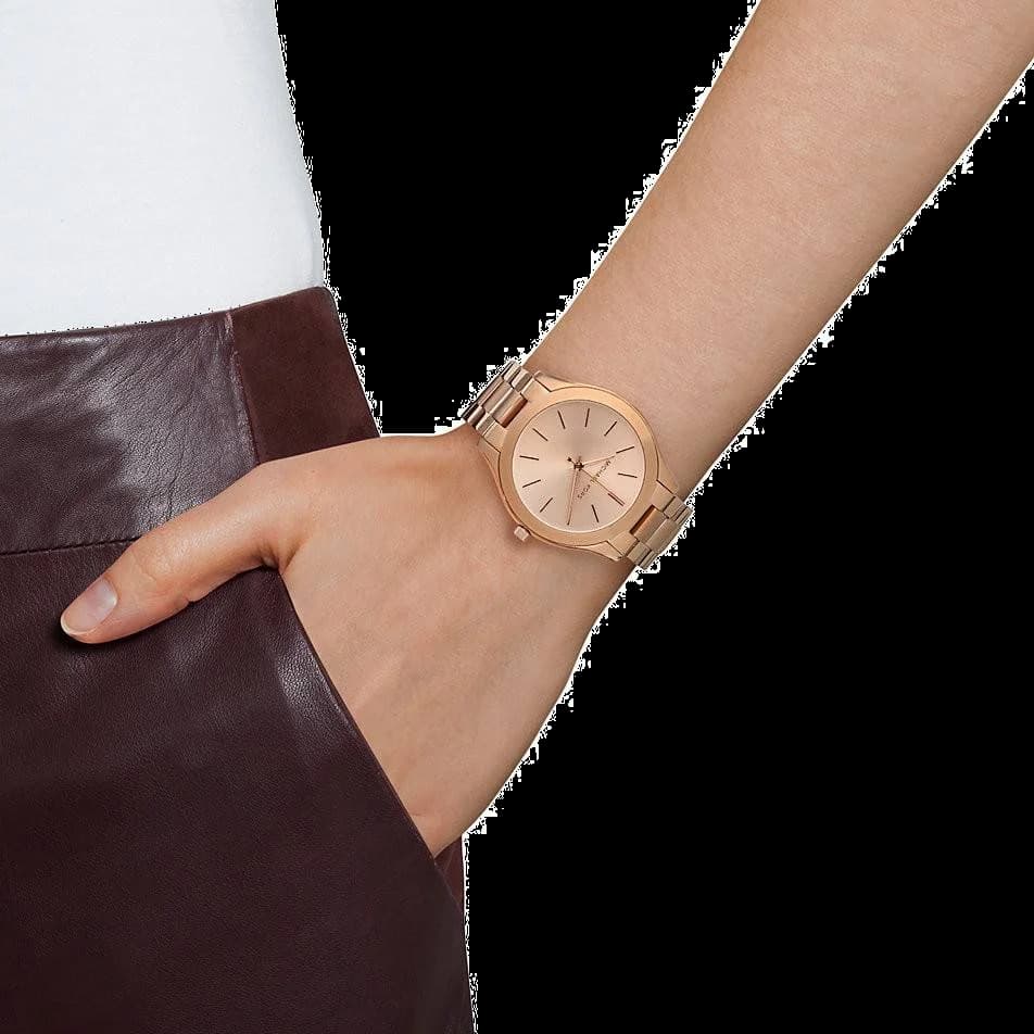 Montre Michael Kors MK3197 femme détail bracelet acier inoxydable