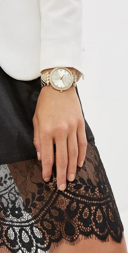 Montre Michael Kors MK3216 femme verso boîtier or
