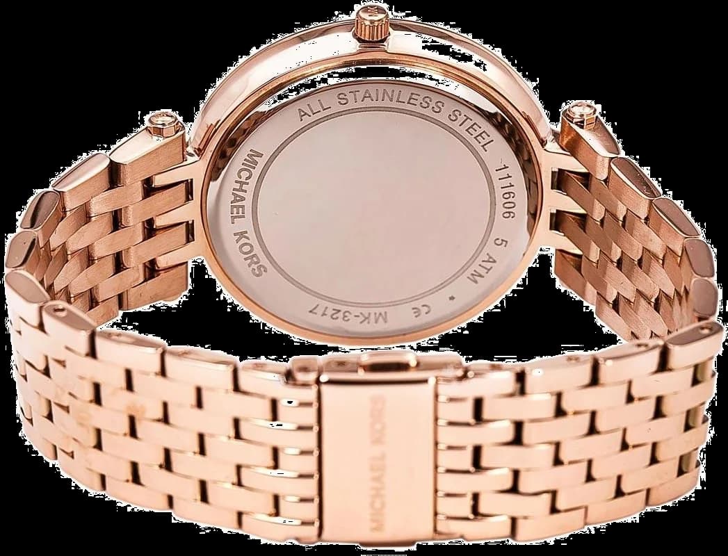 Montre Michael Kors MK3217 femme détail cadran marron