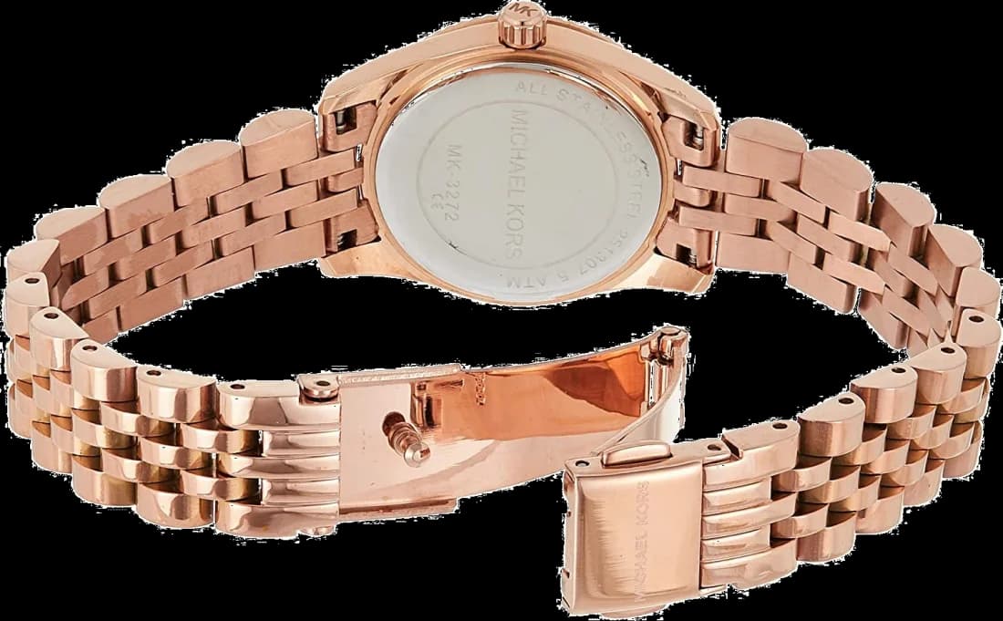 Montre Michael Kors MK3272 femme détail cadran bleu