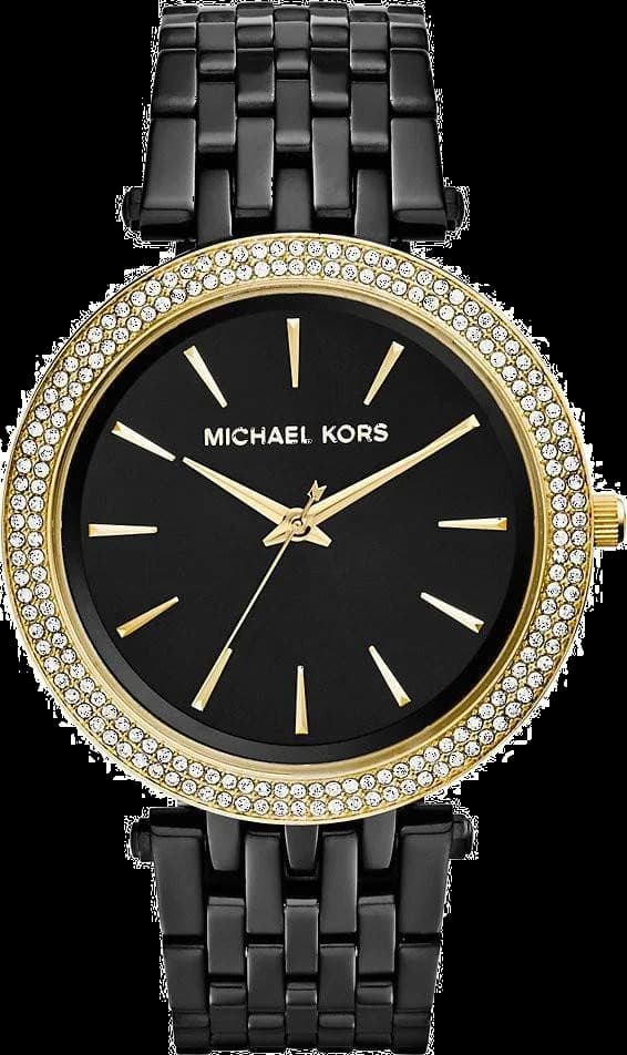 Montre Femme Michael Kors MK3322 en Acier Noir et Doré