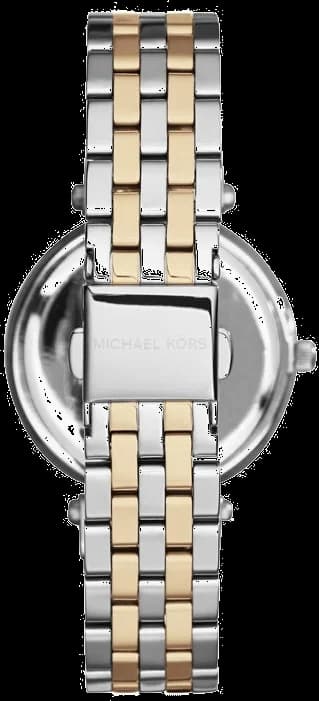 Montre Michael Kors MK3405 boîtier acier inoxydable boucle déployante verso