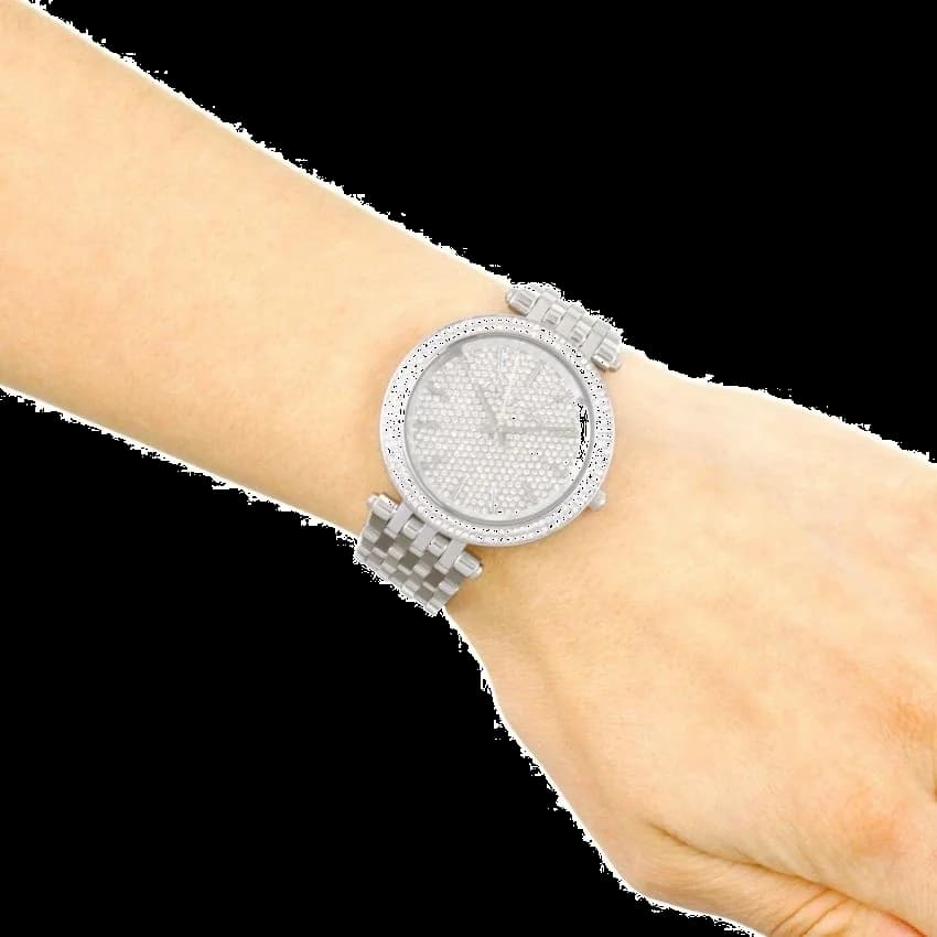 Montre Michael Kors MK3437 femme verso boîtier argent