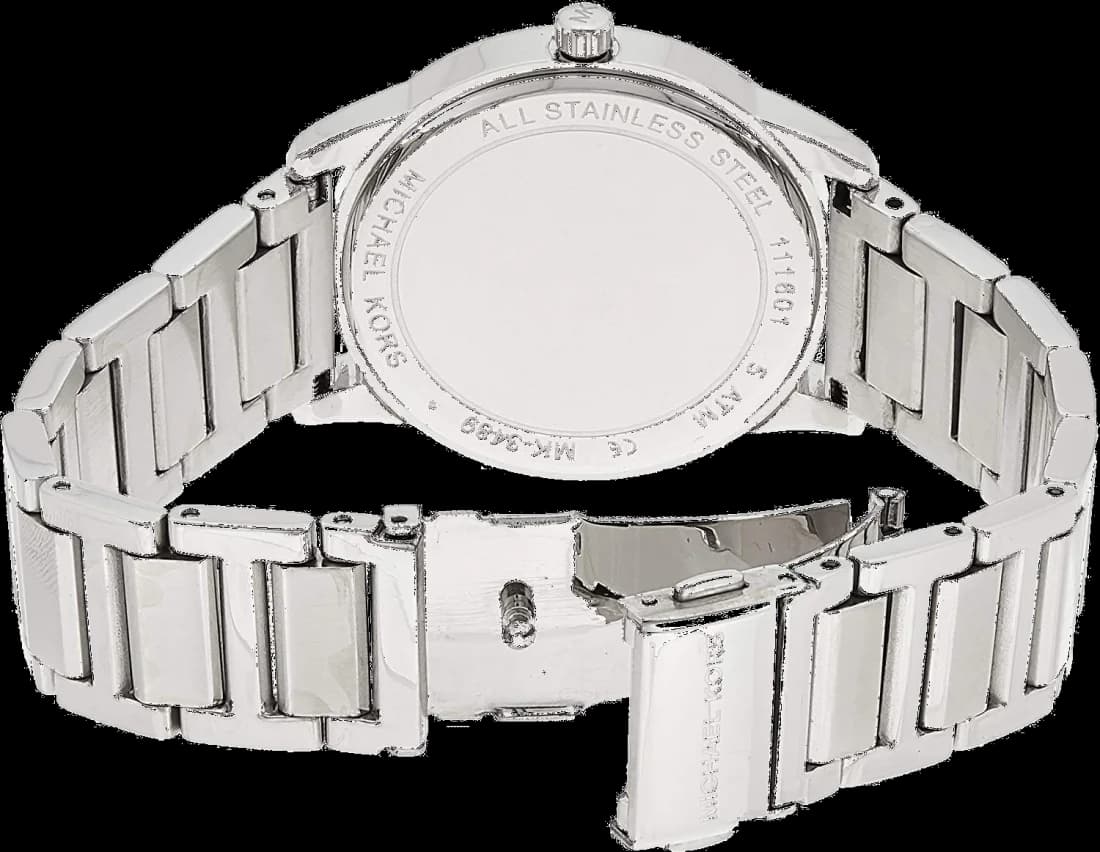 Montre Michael Kors MK3489 femme détail cadran argent