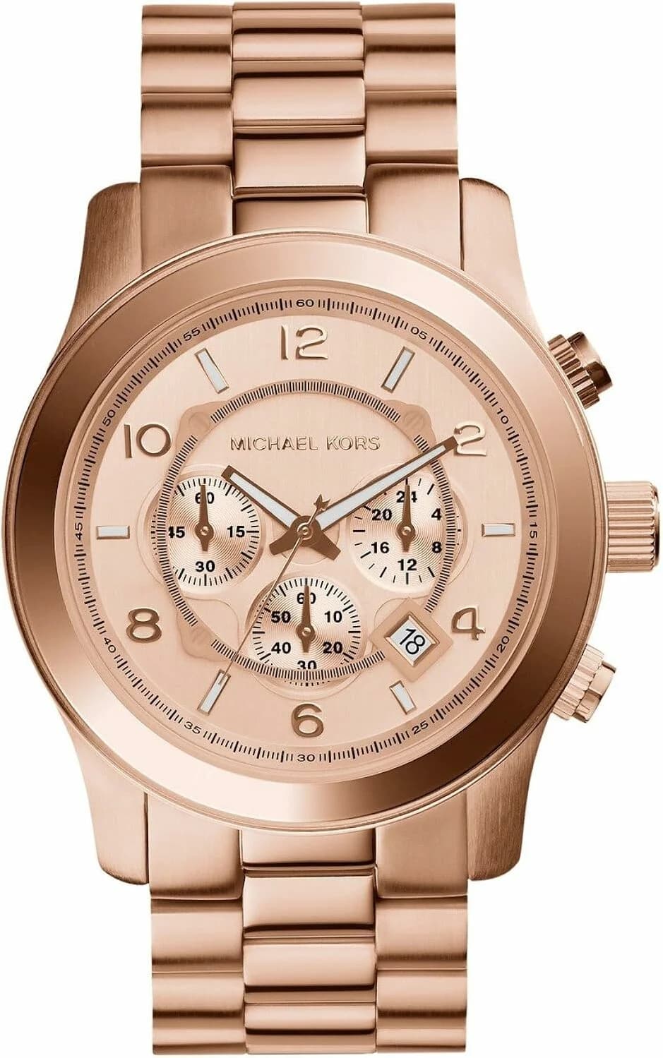 Montre Michael Kors MK3499 femme détail cadran argent