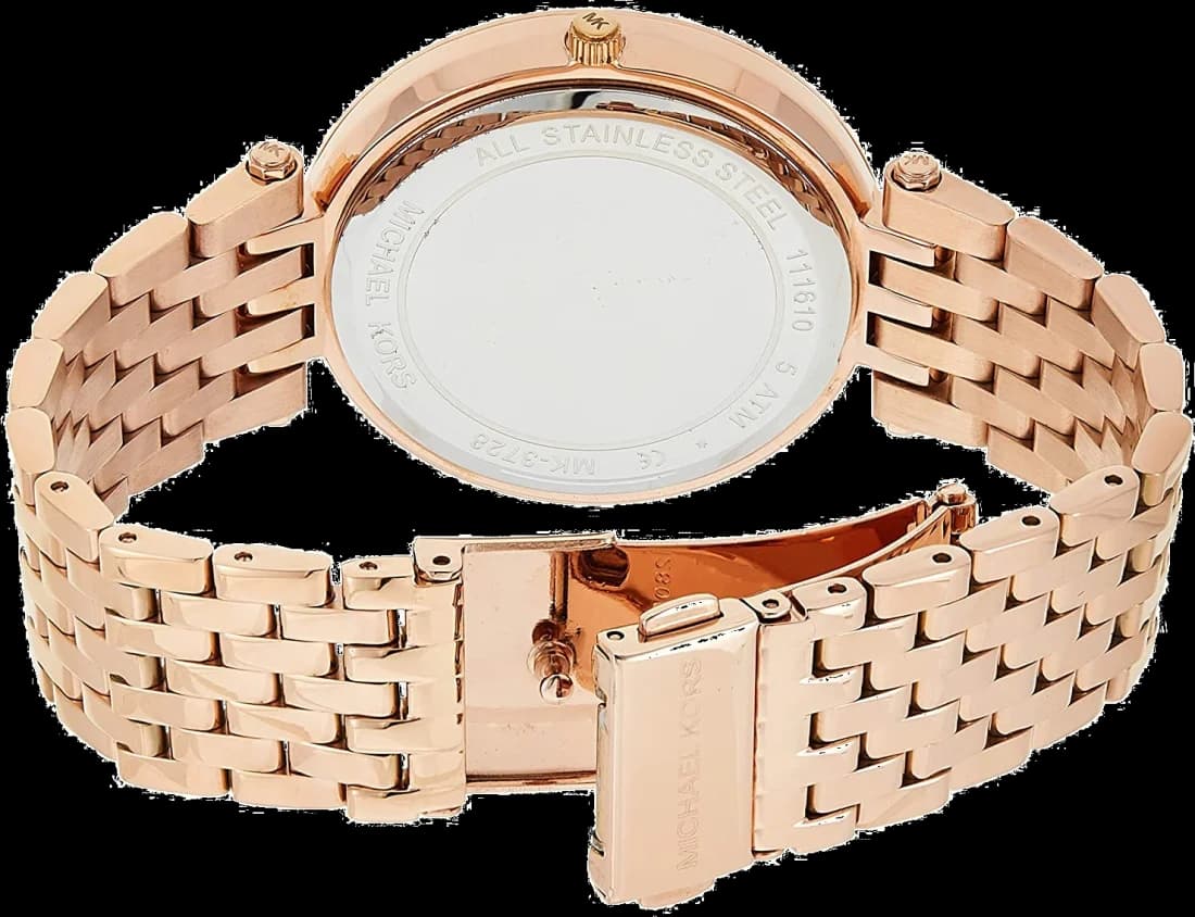 Montre Michael Kors MK3728 femme détail cadran bleu