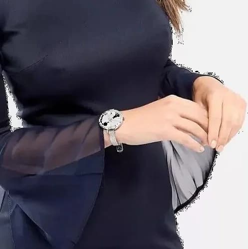 Montre Michael Kors MK3783 femme détail cadran argent