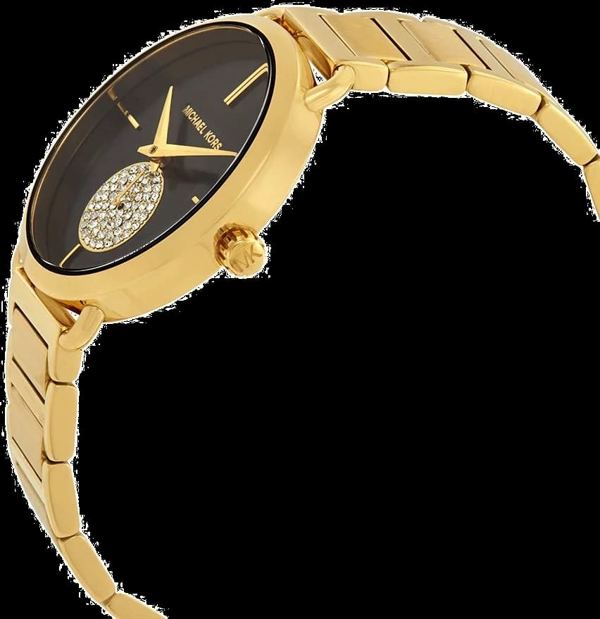 Montre Michael Kors MK3788 femme détail cadran noir