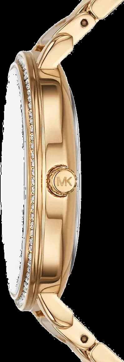 Montre Michael Kors MK4666 cadran blanc analogique index pierres