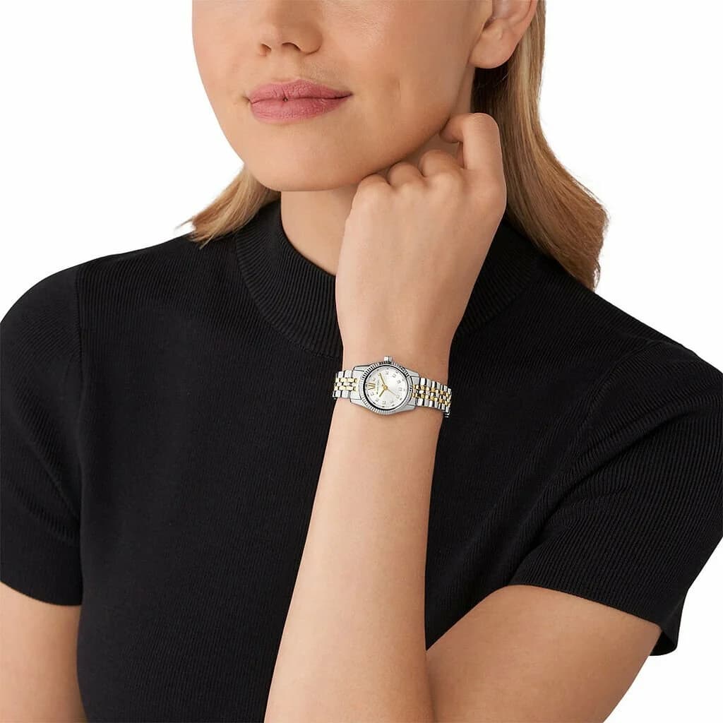 Montre Michael Kors MK4740 Petite Lexington en Acier Bicolore vue 4