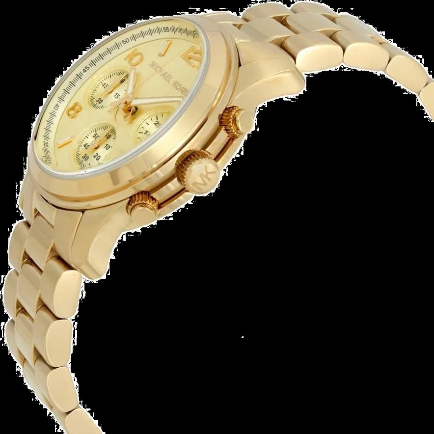 Montre Michael Kors MK5055 femme détail cadran doré