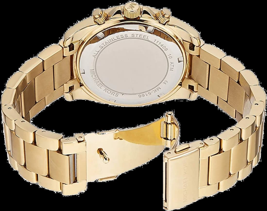 Montre Michael Kors MK5166 femme détail cadran doré