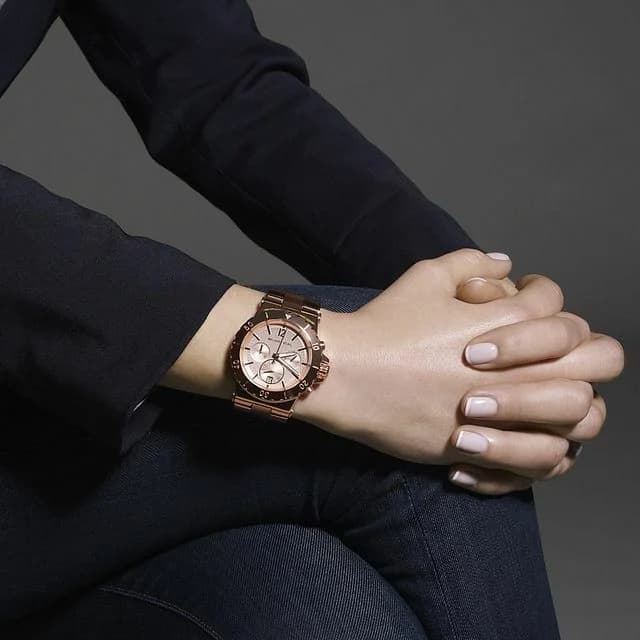 Montre Michael Kors MK5314 femme détail cadran or rose